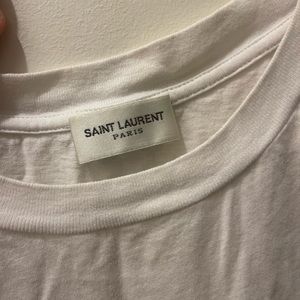 Saint laurent signature logo shirt size xs